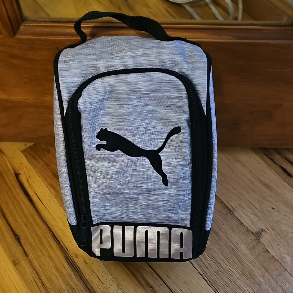 PUMA Black and Gray Men's Toiletry Bag